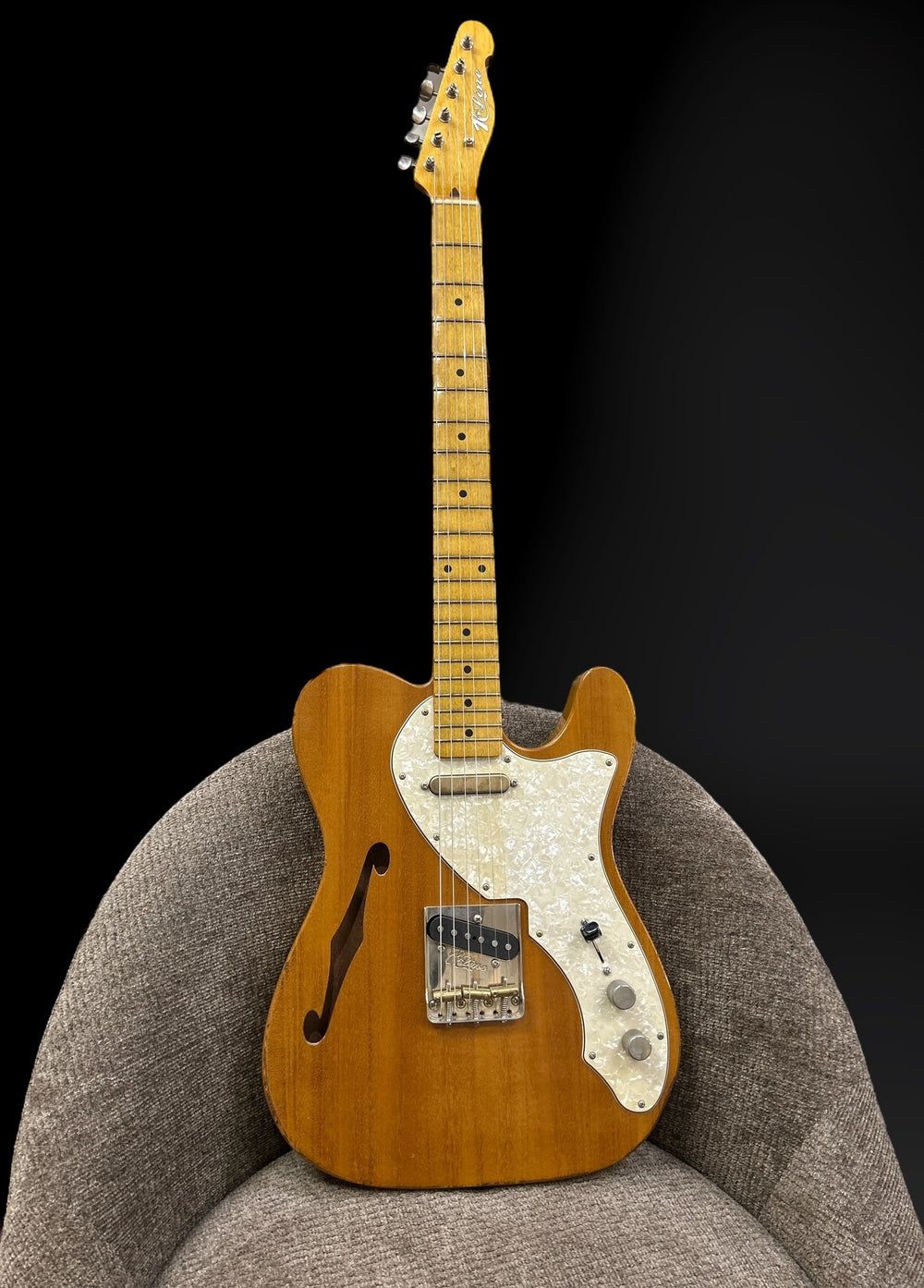 K-Line Truxton Thinline 2025 - Natural - Mahogany & Maple. NEW, Authorized Dealer)