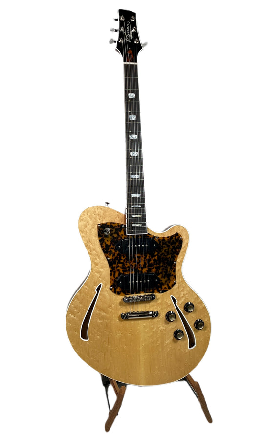 Kauer Guitars Super Chief, Natural Birdseye Maple Top, 2 P-90's, 6lbs 14oz NEW (Authorized Dealer)