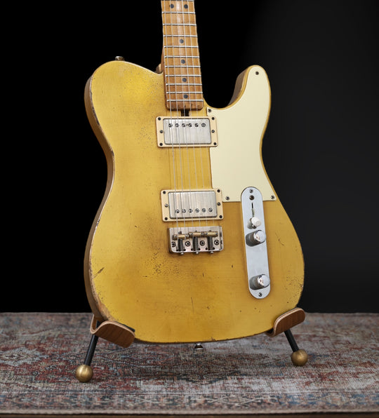 Nacho Banos 1949 Prototype, Chambered Hollow Body w/ “PAF” Style Pickups 2019 - Aged Gold. Collector Owned. 5lbs 15oz by Nacho Banos