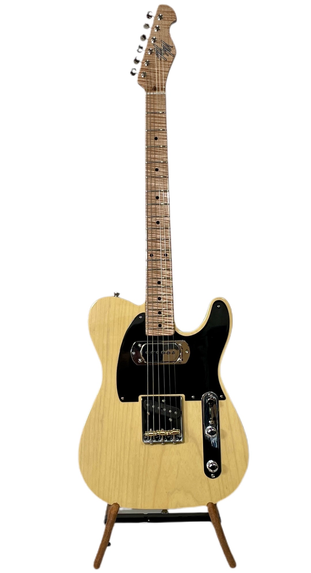 Mario T-Style 2022 Nocaster Blonde 1-Piece Body, AAAA 1/4" Sawn Neck, Bigsby Pup (Authorized Dealer)