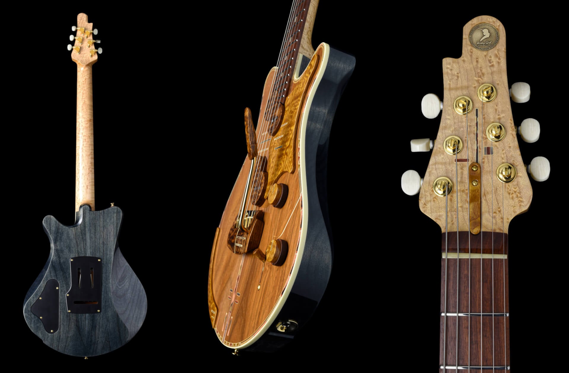 ギター Jersey Girl made Guitars fulltender Jersey Girl Homemade Guitars GAUCHE-Tucker the Crow | Axe