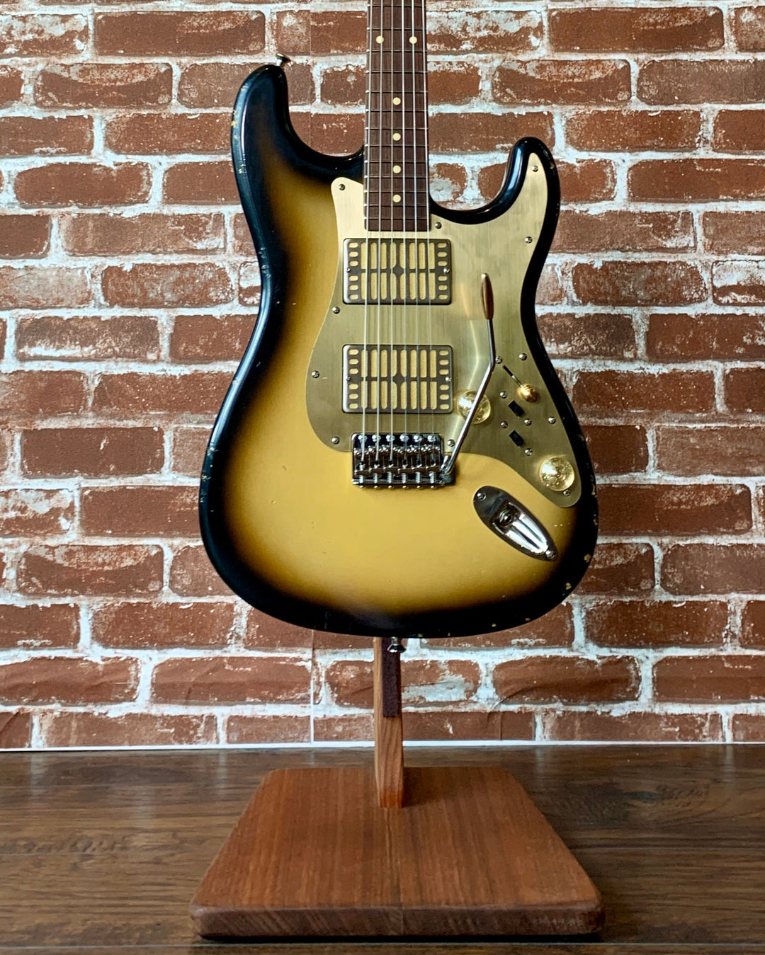 Waterslide S-Style W/ Dual Foils Aged Two-Tone Sunburst Nitro Finish (Authorized Dealer)
