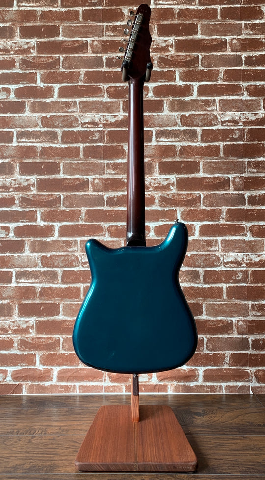 Harvester Guitars Kalamazoo Buick Blue over Sunburst.  "Authorized Dealer"