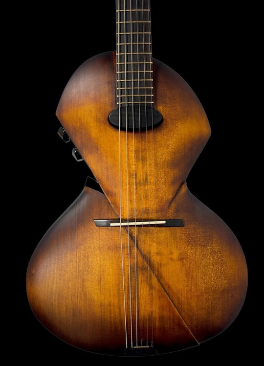 Ergon Guitars Acores-MJ, Natural, Fully Hollow & Carved w/ Neck HB, NEW 4lbs 9oz (Authorized Dealer)