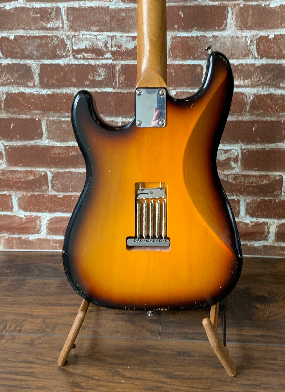 Waterslide S-Style W/ Mojo Lap-Steal and Gold-Foil Pickups, 2020 Sunburst NEW (Authorized Dealer)