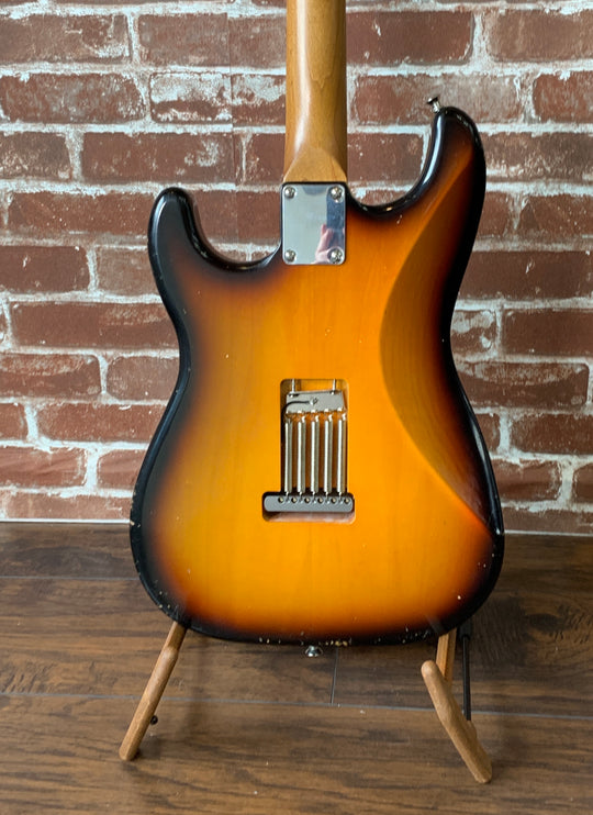 Waterslide S-Style W/ Mojo Lap-Steal and Gold-Foil Pickups, 2020 Sunburst NEW (Authorized Dealer)