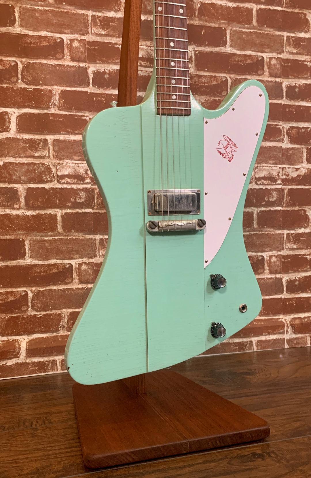Gibson Custom Shop 63 Firebird Made 2 Measure Aged Seafoam Green 2016 Aged Seafoam Green