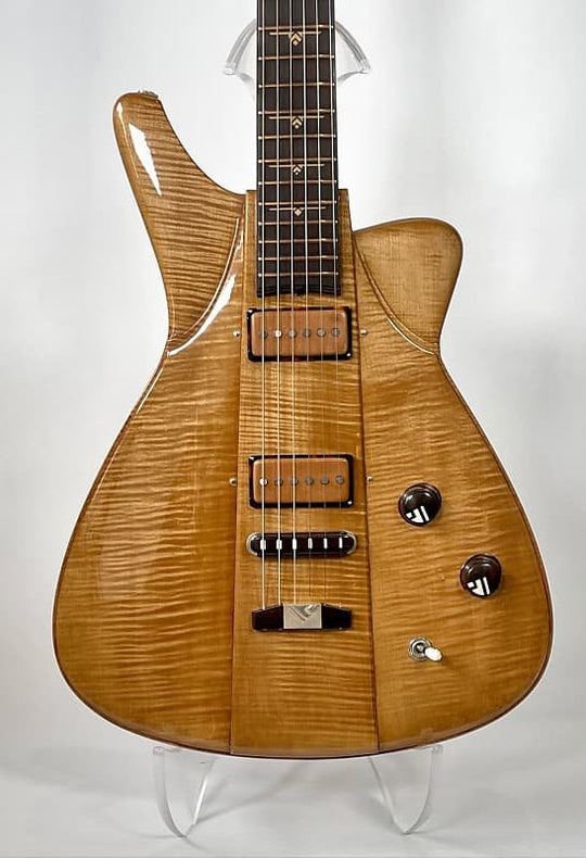 Jesselli Guitars “3-Piece Special” Flame Maple. Fully Hollow & Carved 2021 / NEW (Authorized Dealer)