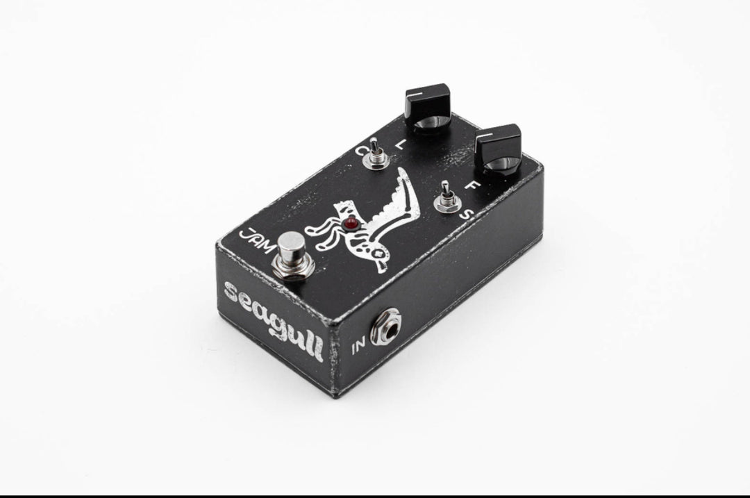 JAM Pedals “Black Desert” Seagull - Black/ Hand Painted. NEW, (Authorized Dealer)