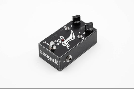 JAM Pedals “Black Desert” Seagull - Black/ Hand Painted. NEW, (Authorized Dealer)