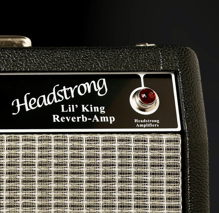 Headstrong Lil’ King Reverb - Black / Aged Silver. GA-SC64 12”