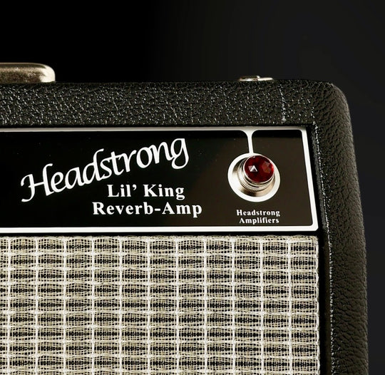 Headstrong Lil’ King Reverb - Black / Aged Silver. GA-SC64 12”