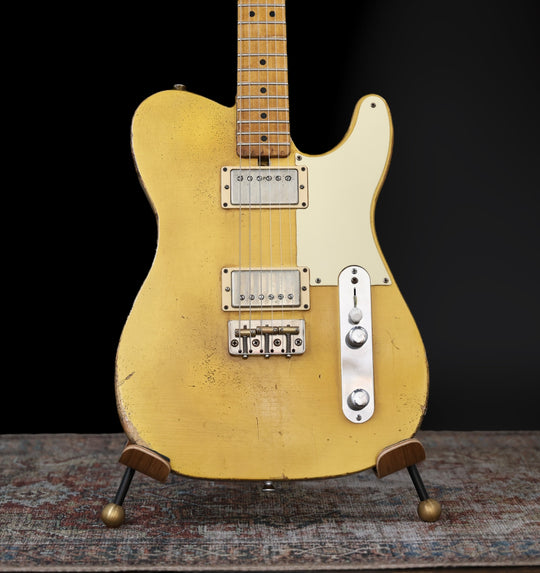 Nacho Banos 1949 Prototype, Chambered Hollow Body w/ “PAF” Style Pickups 2019 - Aged Gold. Collector Owned. 5lbs 15oz by Nacho Banos
