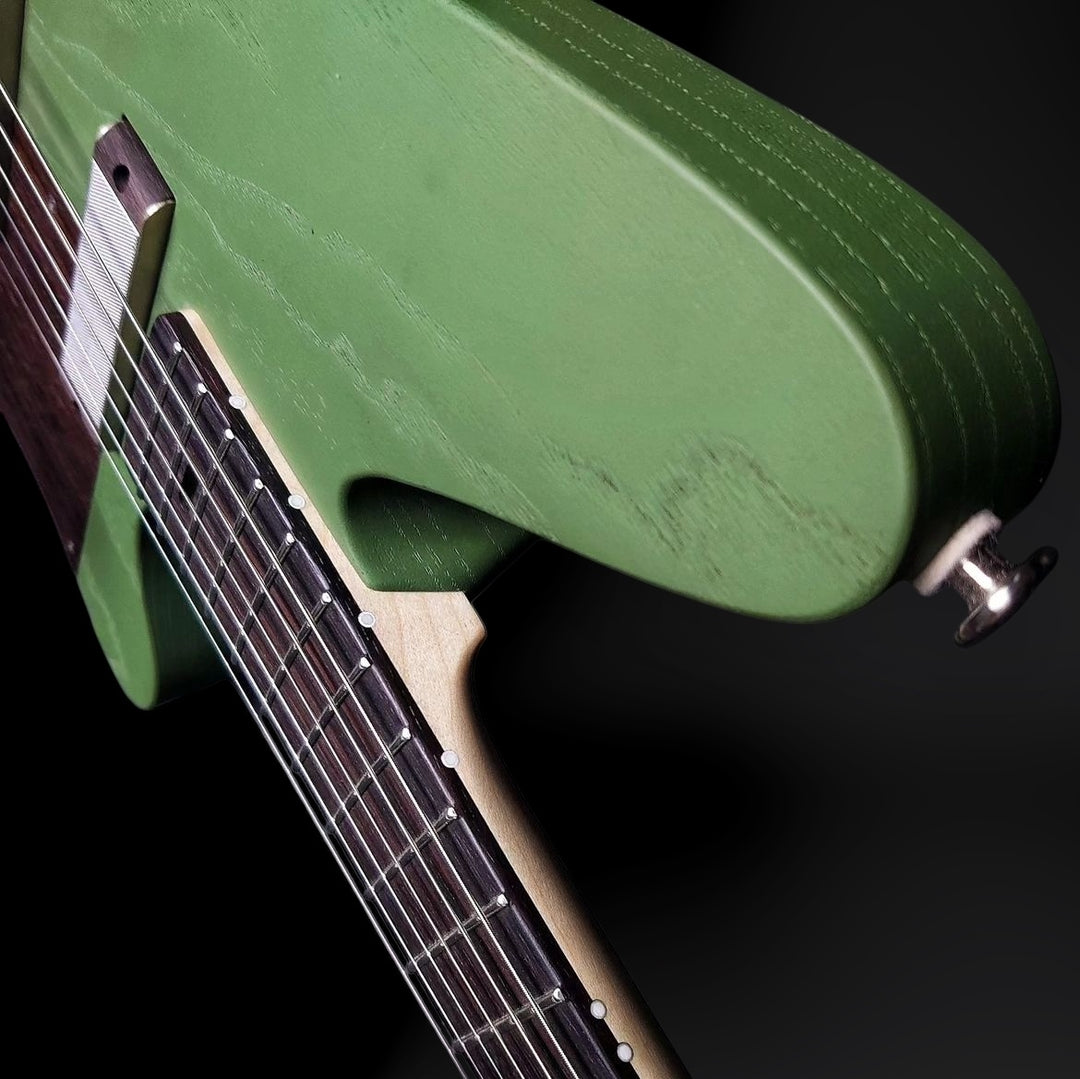 Tao Guitars Sutorato “U-A-M” - Lincoln Green (black filled pores) w/ ABM 2-Point Trem. NEW (Authorized Dealer) *VIDEO ADDED*