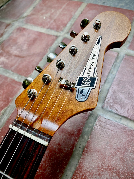 Waterslide S-Style W/ Mojo Lap-Steal and Gold-Foil Pickups, 2020 Sunburst NEW (Authorized Dealer)