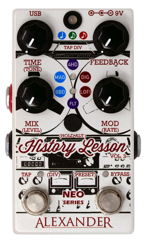 Alexander NEO Series History Lesson V3 Delay New (Authorized Dealer)