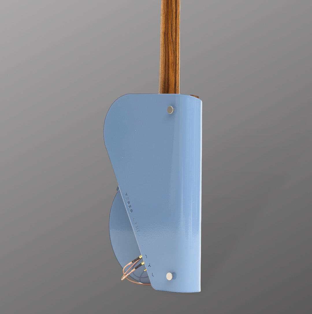 Verso Orbit Baritone 2024. - Dove Blue / Walnut - Sheet Metal Body w/ freely adjustable Magnetic Pickups SC1 Neck & HB2 Bridge - NEW. (Authorized Dealer)