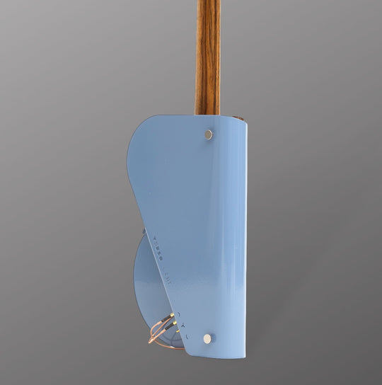 Verso Orbit Baritone 2024. - Dove Blue / Walnut - Sheet Metal Body w/ freely adjustable Magnetic Pickups SC1 Neck & HB2 Bridge - NEW. (Authorized Dealer)
