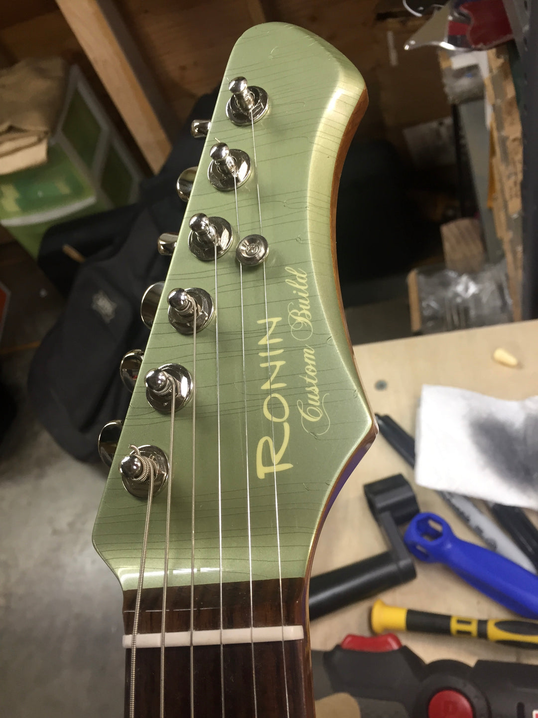 Ronin Betty Thinline "Custom Build" 2020 Pinecrest Green/Natural Redwood 5lbs 9oz  Authorized Dealer