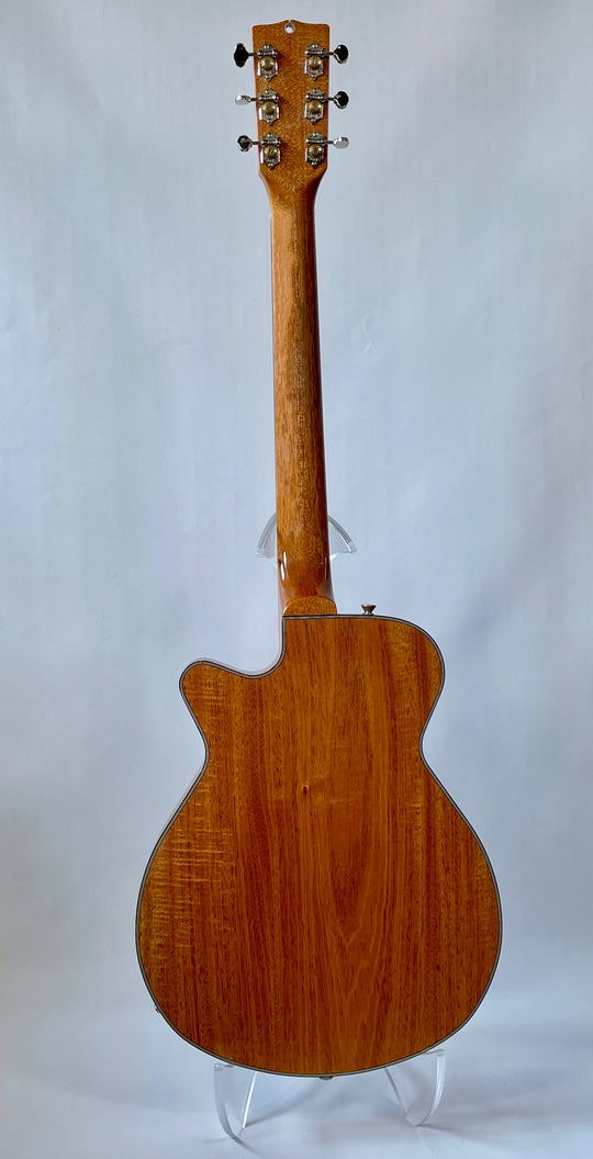 Grez Mendocino Custom 2021 Amber Burst, Novak Gold Foil Pickups NEW 5lbs 2oz (Authorized Dealer)