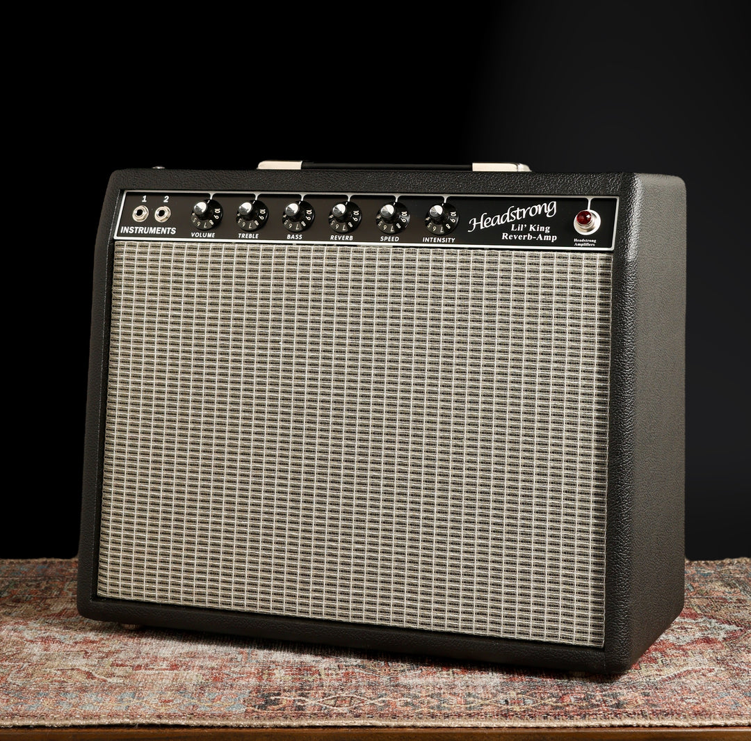 Headstrong Lil’ King Reverb - Black / Aged Silver. GA-SC64 12”