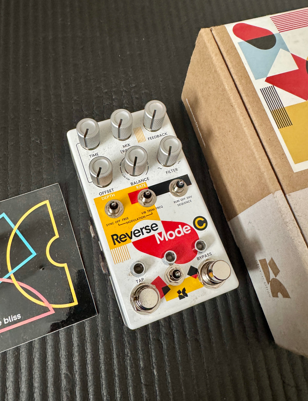 Chase Bliss Audio Reverse Mode C 2024 - White / Graphics by Chase Bliss Audio