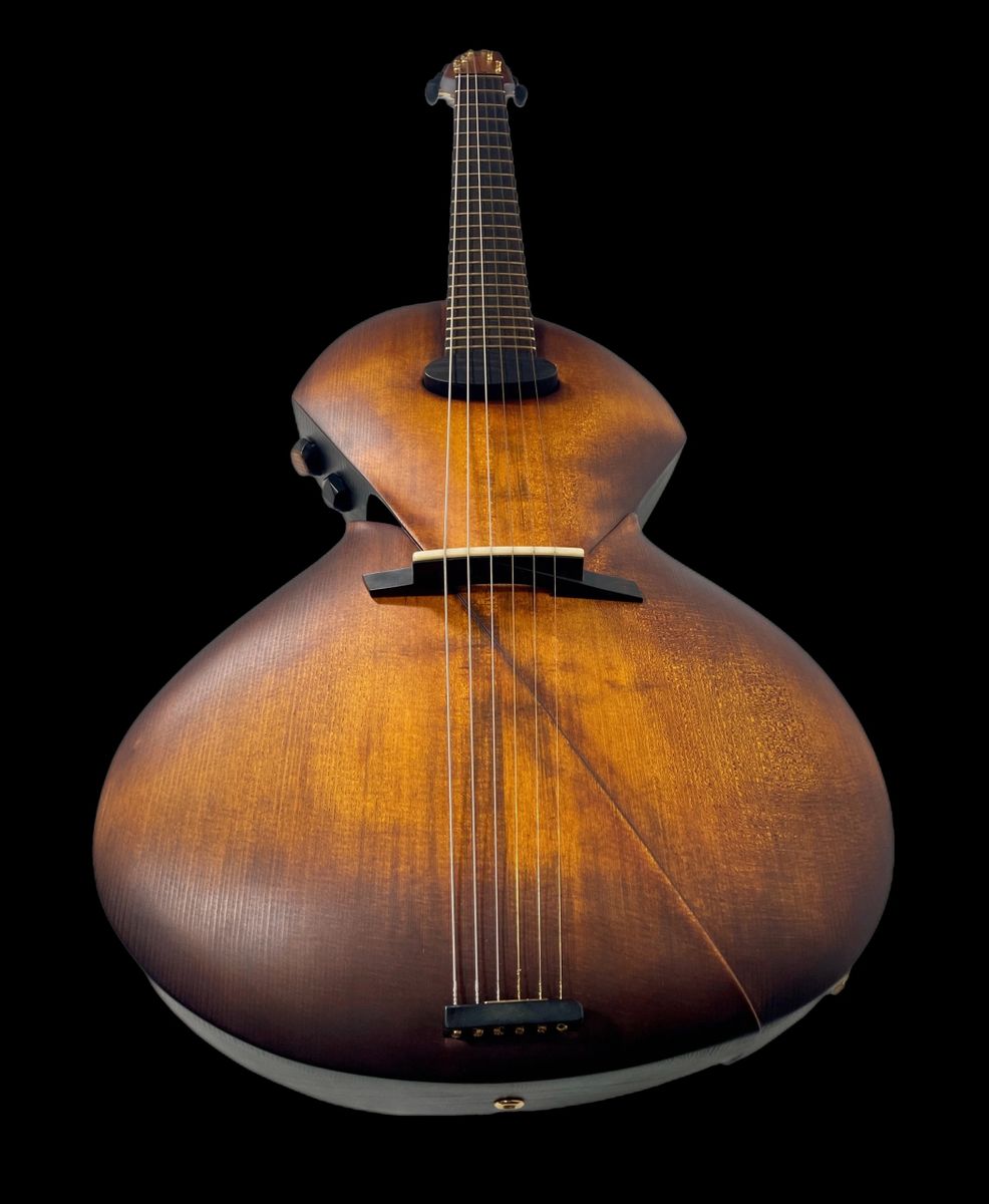 Ergon Guitars Acores-MJ, Natural, Fully Hollow & Carved w/ Neck HB, NEW 4lbs 9oz (Authorized Dealer)