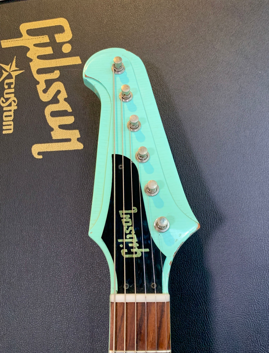 Gibson Custom Shop 63 Firebird Made 2 Measure Aged Seafoam Green 2016 Aged Seafoam Green