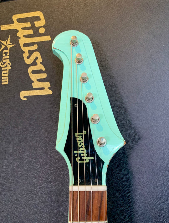 Gibson Custom Shop 63 Firebird Made 2 Measure Aged Seafoam Green 2016 Aged Seafoam Green