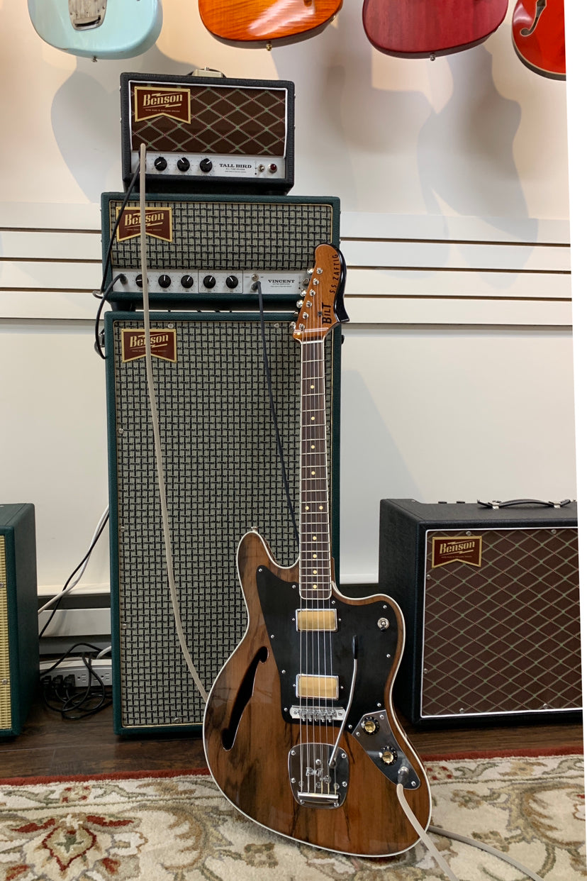 Bilt Bound Zaftig Old Growth Redwood Body Custom Mojo Hand Gold Foils (New)