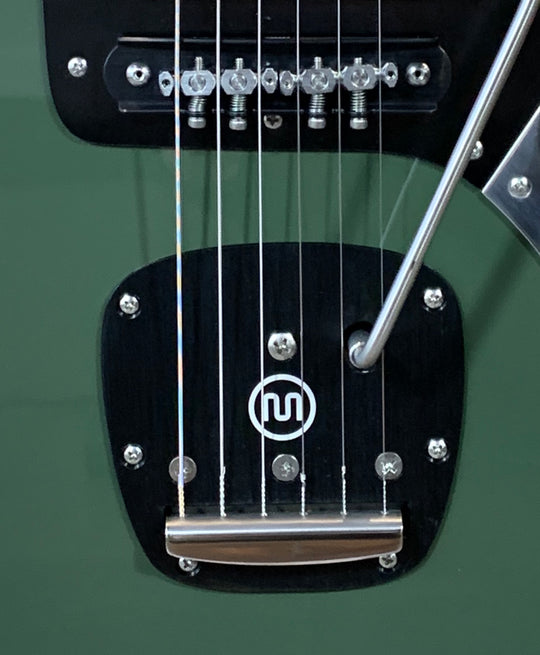 Bilt Zaftig 2019 Olive Drab w/ Lollar Staple P-90's & Black Mastery Hardware