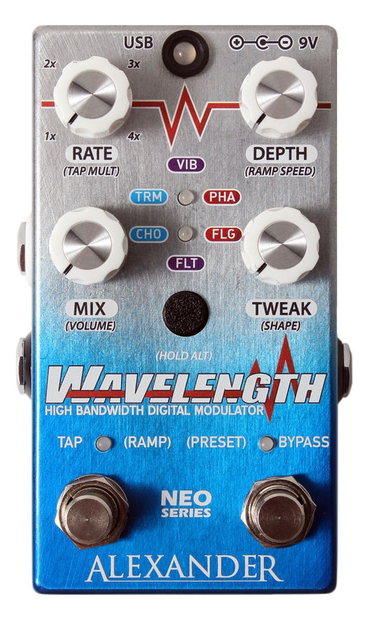 Alexander Pedals Wavelength High Bandwidth Digital Modulator. " Authorized Dealer"
