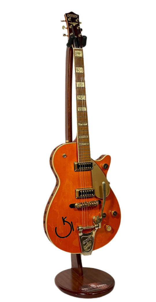 Gretsch Roundup 6121 2006 Orange w/ leather trim &amp; upgraded TV Jones Filtertrons + Extra Bigsby Arm by Gretsch