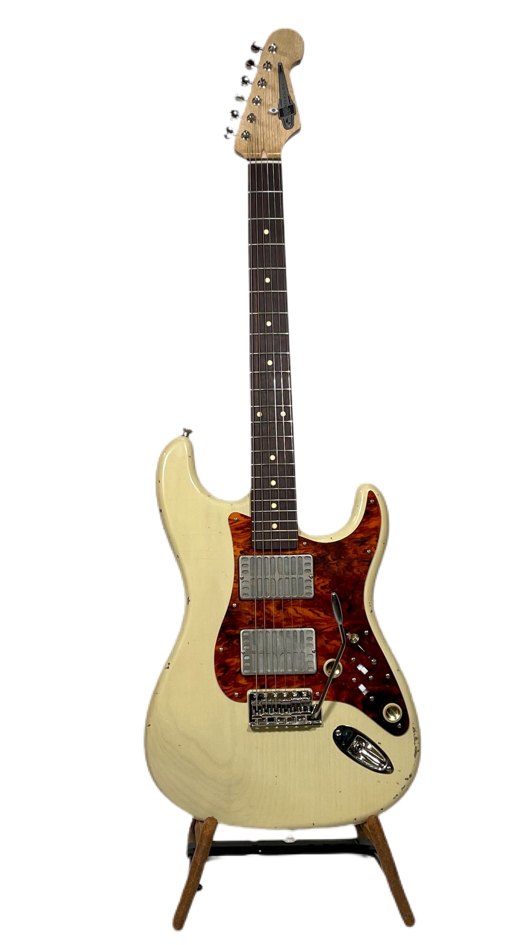 Waterslide Guitars S-Style Dual Foil 2022 Blonde w/ upgraded 1-Piece Body NEW (Authorized Dealer)
