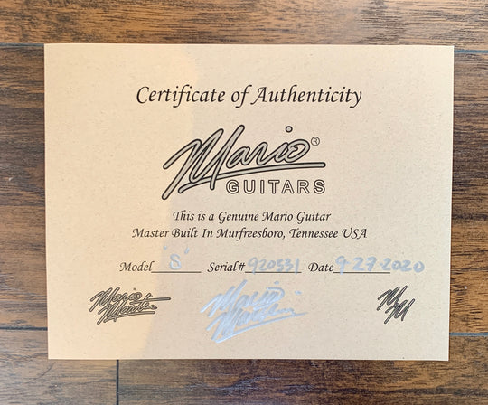 Mario S-Style 2020/New Mary Kaye White 5lbs 12oz (Authorized Dealer)