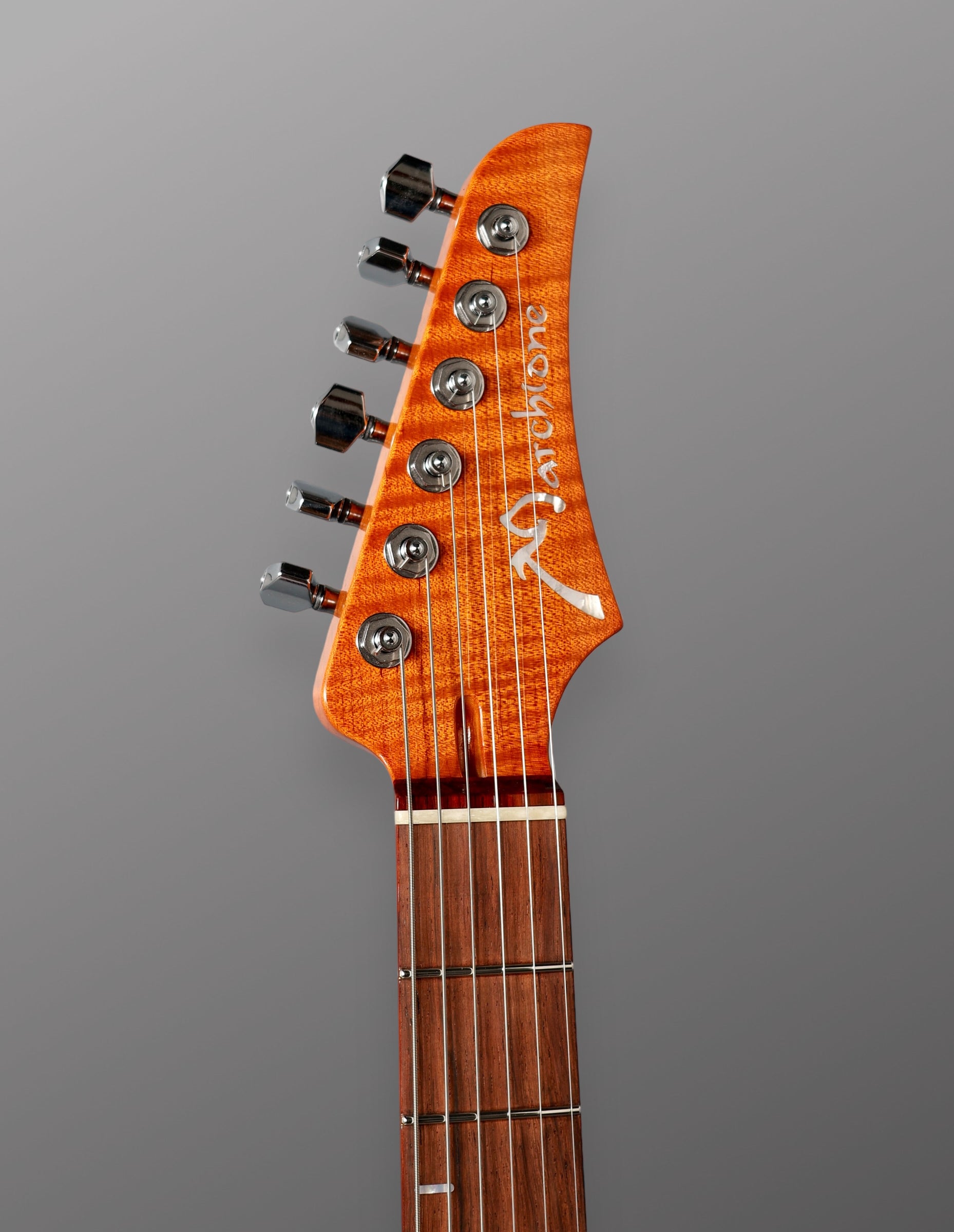 Marchione Carve-Top Neck-Through Solid Body - Natural. NEW