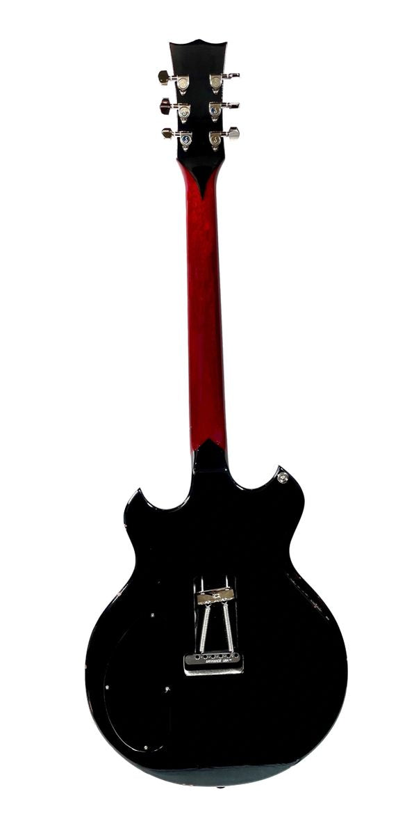 Fiam Guitars Nightingale by Ex Ronin Luthier Izzy Lugo, 2021 Wine Red/Black NEW (Auhthorized Dealer)