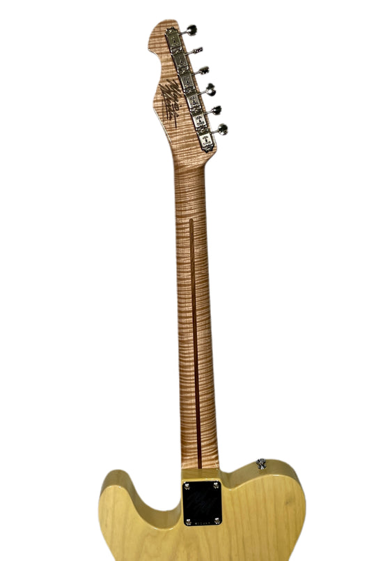 Mario T-Style 2022 Nocaster Blonde 1-Piece Body, AAAA 1/4" Sawn Neck, Bigsby Pup (Authorized Dealer)