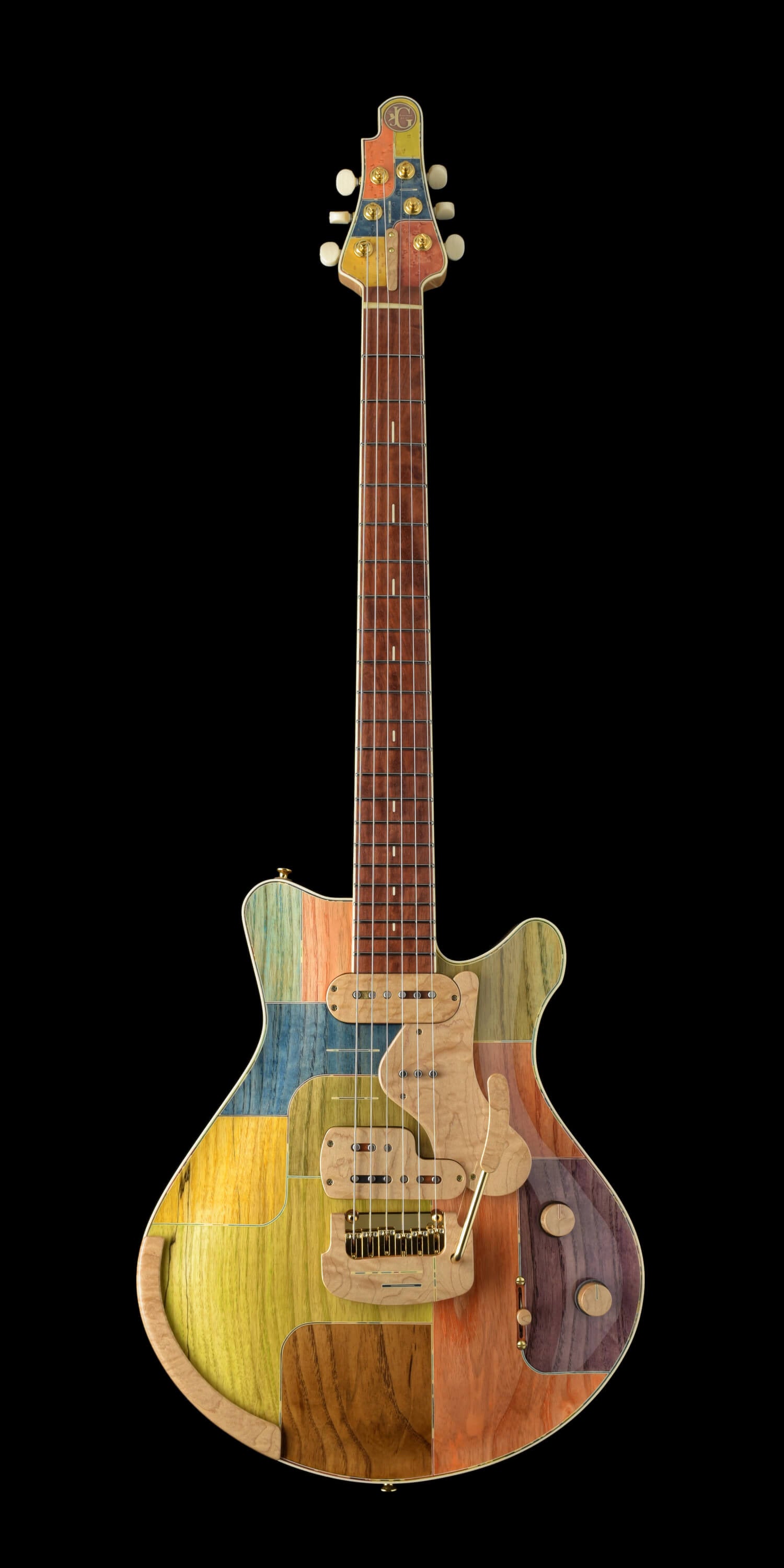 Jersey Girl Homemade Guitars “Coota-Coneysides” 2022 Multi Colored