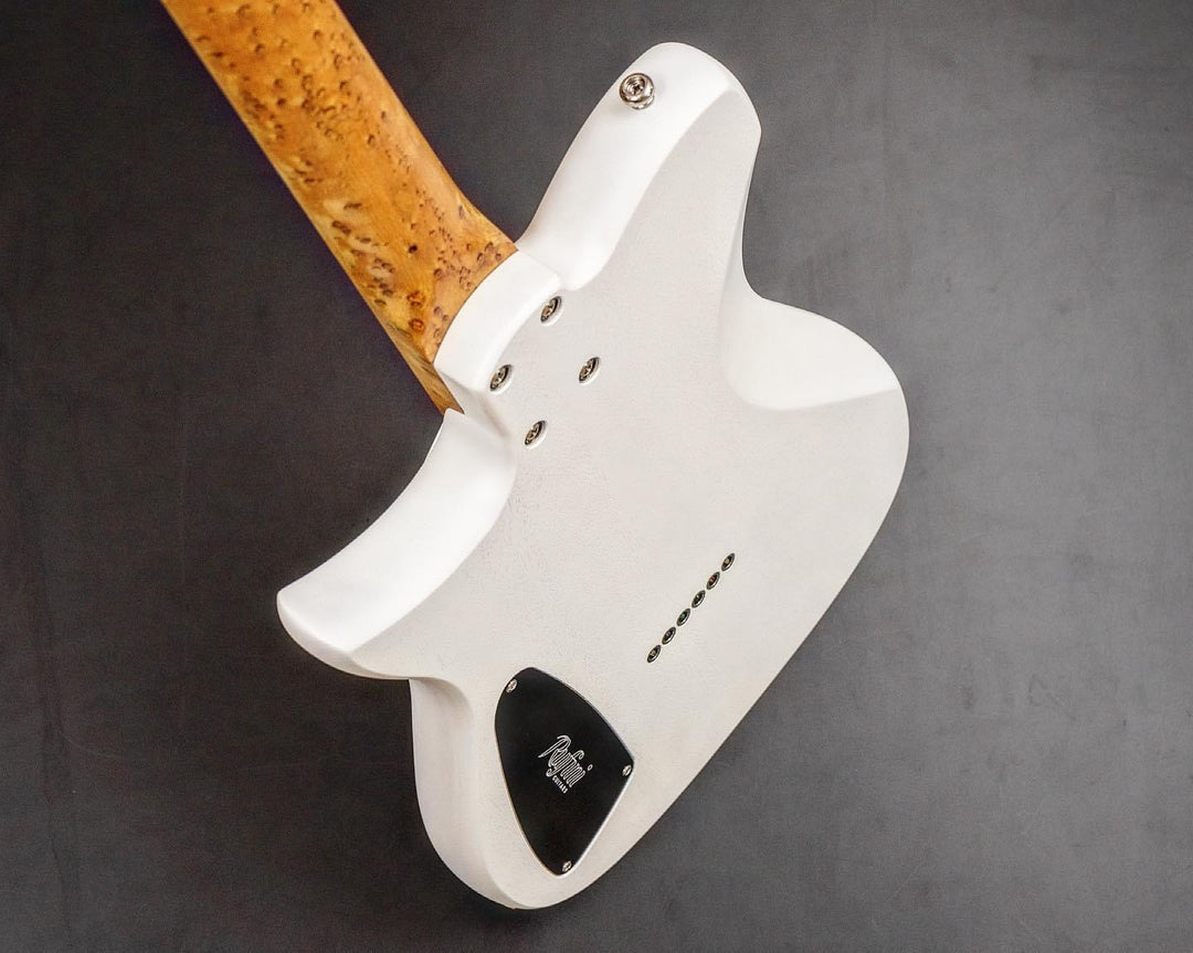 Rufini Guitars Zyco - Bianco Neve (aka Snow White) - Birdseye Maple. NEW. (Authorized Dealer)