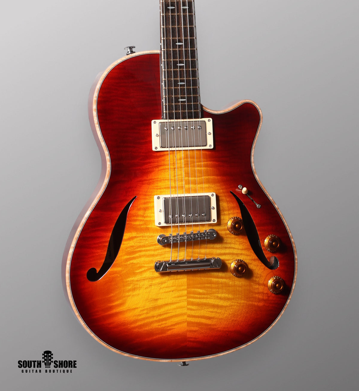 CP Thornton Guitars Professional - Darkburst w/ 5A Flame Maple Top. NEW (Authorized Dealer) by CP Thornton