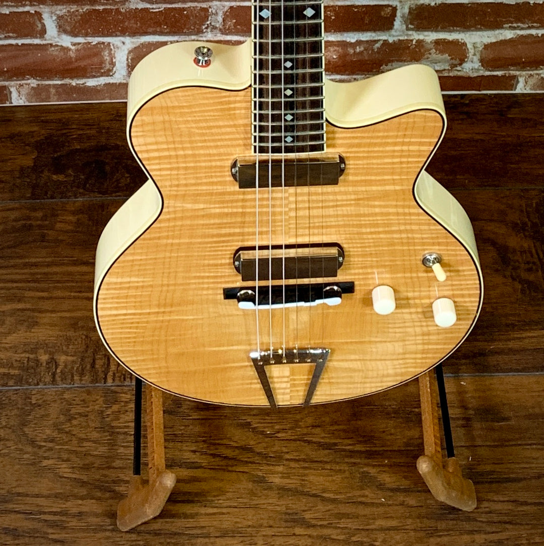 Yanuziello Electric 2013 Natural/Ivory 22 1/2" Scale, Excellent + Maple/Alder 5lbs 3.2oz (Video Demo)