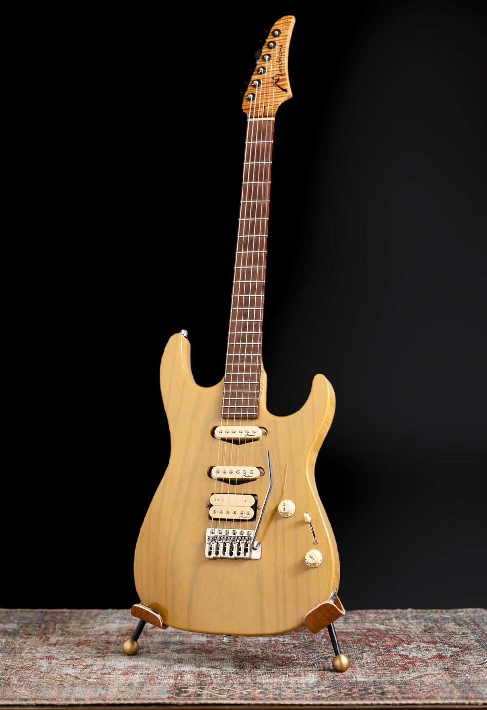 Marchione Double-Cut Bolt-On Solid Body - 2019 - Blonde.