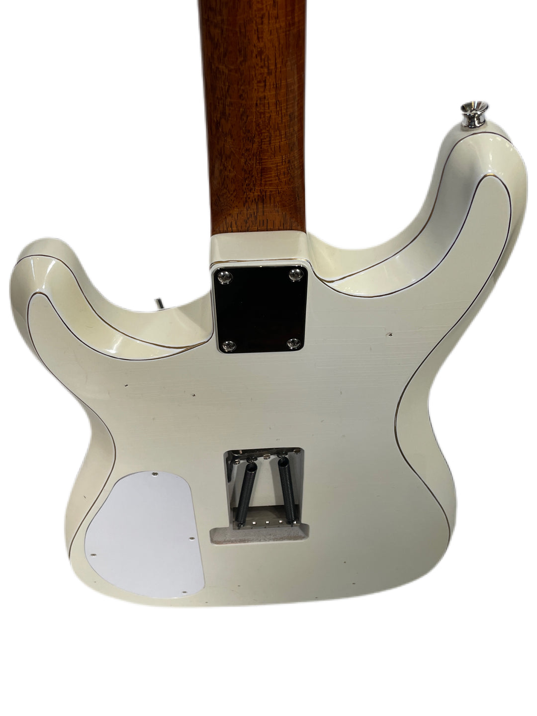 Fiam Guitars Mirari F5 2022 Aged White over Gold, by past Ronin luthier Izzy Lugo (Authorized Fiam Dealer)