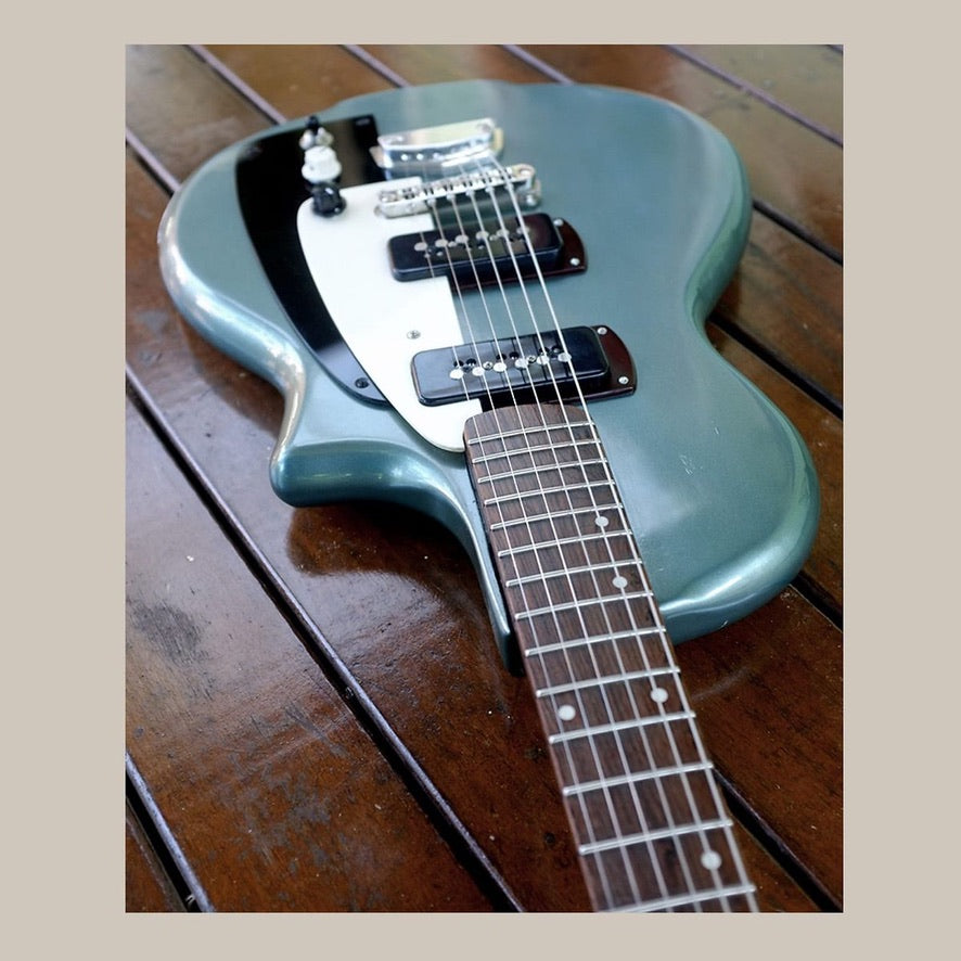 Harvester Guitars Lupine Short Scale - 2020 - Aged Pelham Blue W/ HSC by Harvester
