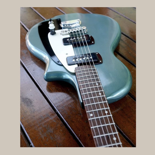 Harvester Guitars Lupine Short Scale - 2020 - Aged Pelham Blue W/ HSC by Harvester