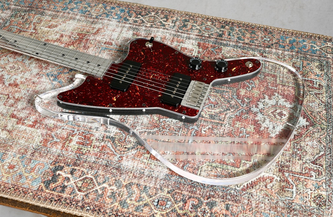 Electrical Guitar Company Series 5 Acrylic - Aluminum Neck Offset -Steve Albini Style EGC Single Coils. NEW, (Authorized Dealer)