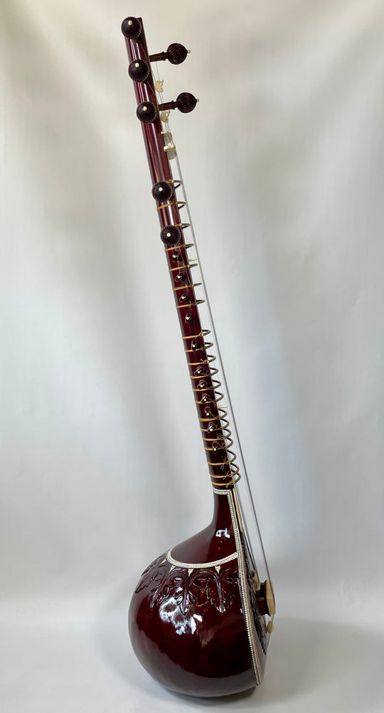Sitar by Prof. Haji Abdul Karim Mid 2000's Handmade in India. Well Built with HSC.