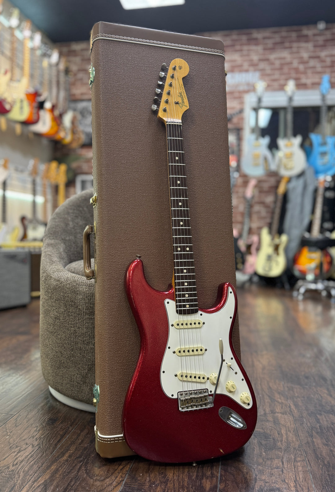 Fender Custom Shop “Not-Rod” ’60s Stratocaster - 2019 - Red Sparkle Relic. Master Built by Mark Kendrick