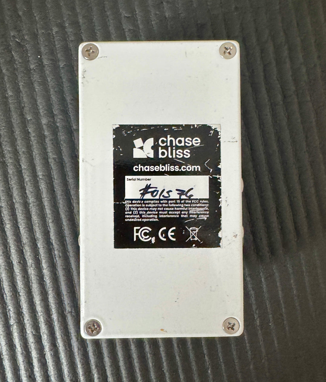 Chase Bliss Audio Reverse Mode C 2024 - White / Graphics